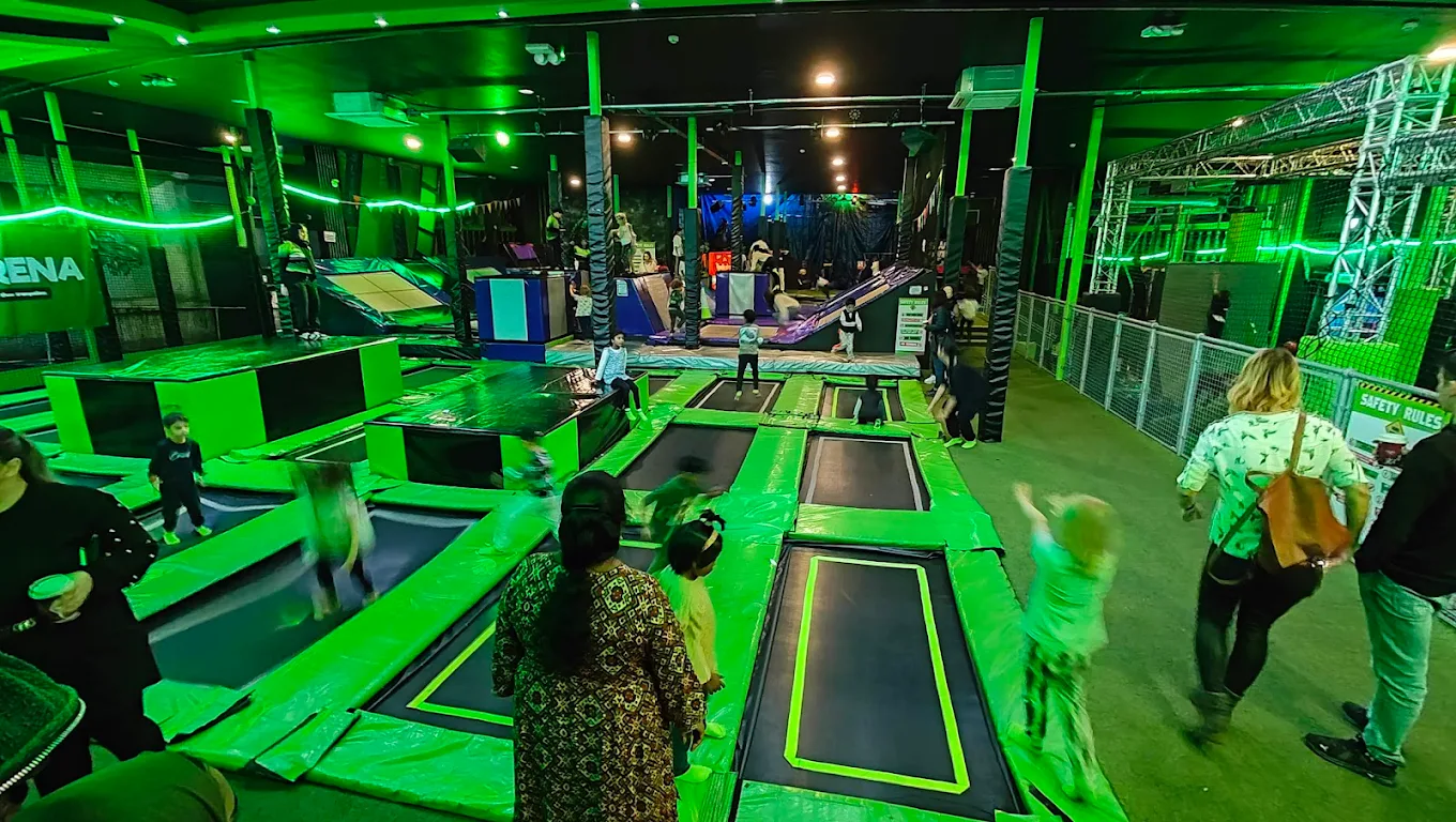 Trampoline Party, East Ham, Newham, London, UK