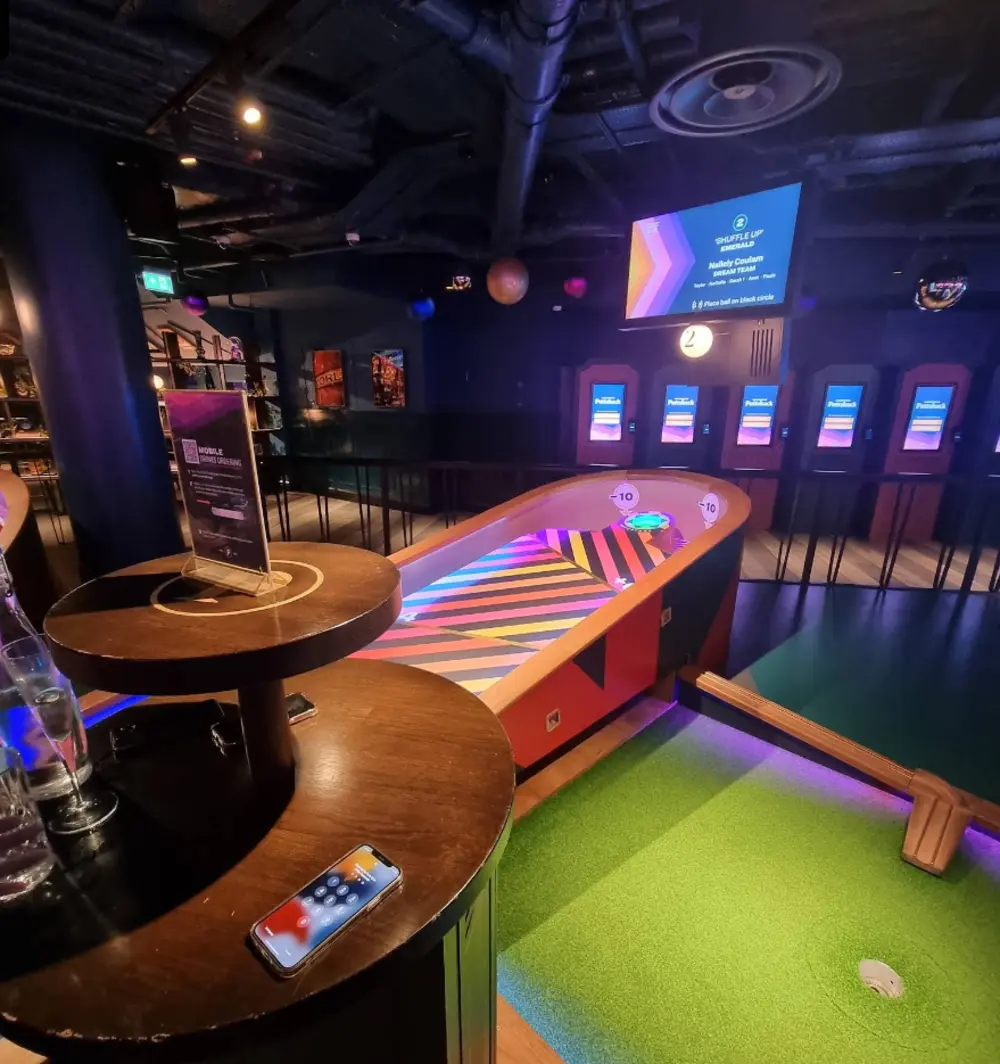 Crazy Golf Party, Finsbury, Islington, London, UK