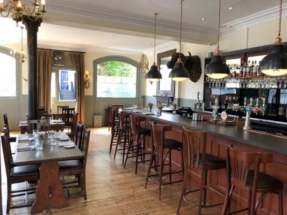 Pub Gathering, Fulham, Hammersmith and Fulham, London, UK