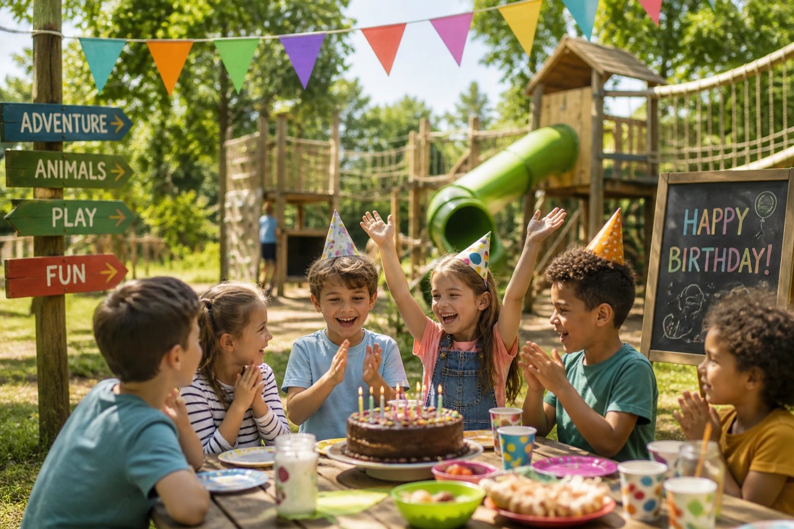 Where to organise an outdoor & adventure kids birthday party in London without stress